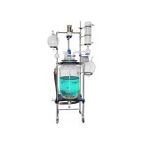 Elevating & Rotary Type Jacket Glass Reactor