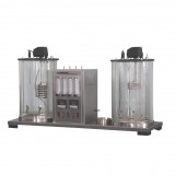 Lubricating oil foam characteristic tester, with cooling immersion chiller