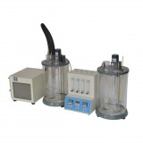 Lubricating oil foam characteristic tester, with cooling immersion chiller